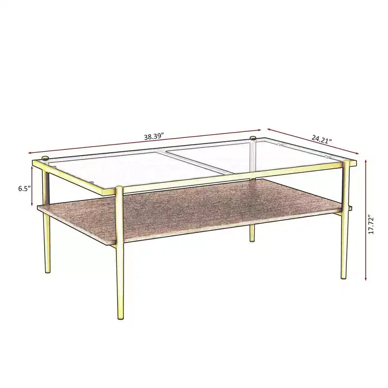 Tables basses modernes en verre trempé gris/doré et blanc (lot de 3) – Pour 2 à 4 personnes