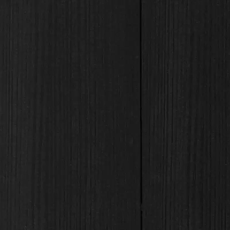 Meuble d'appoint mural noir, 150 cm, 5 étagères