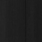 Meuble d'appoint mural noir, 150 cm, 5 étagères