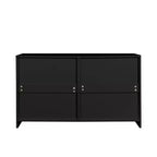 Commode noire à 6 tiroirs, pour 1 personne