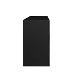 Commode noire à 6 tiroirs, pour 1 personne