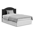 Lit de bébé convertible 5-en-1 – Noir / Gris Galet / Blanc, 1 enfant