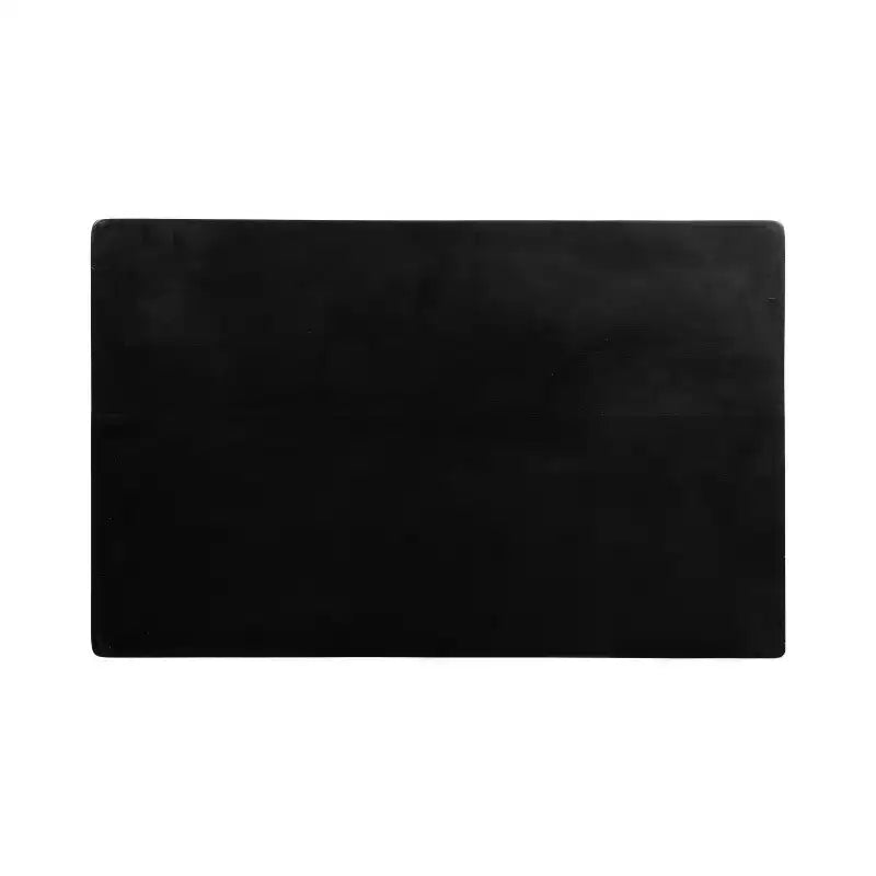Table d'appoint rectangulaire à niveaux Noir et Naturel, pour 1 personne