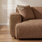 Canapé 3 places en Boucle – Bleu / Marron / Gris / Taupe / Blanc