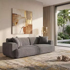 Canapé 3 places en Boucle – Bleu / Marron / Gris / Taupe / Blanc