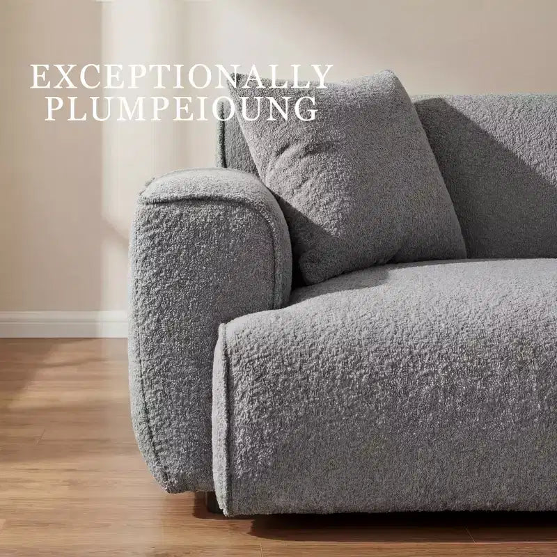 Canapé 3 places en Boucle – Bleu / Marron / Gris / Taupe / Blanc