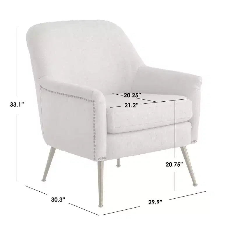 Fauteuil d'appoint 1 place rembourré, Bleu / Rose sale / Gris / Gris texturé