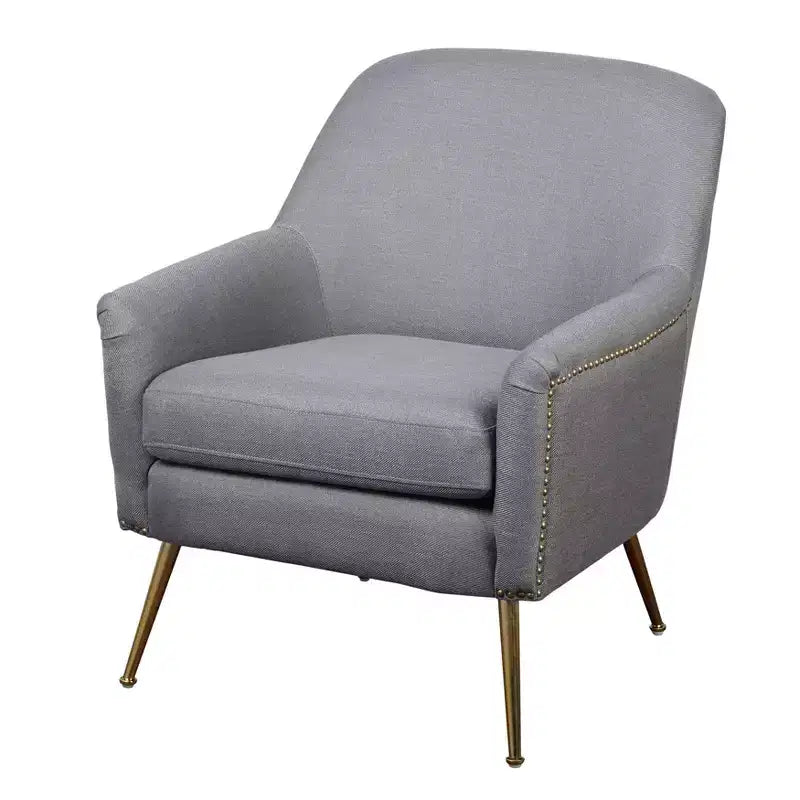 Fauteuil d'appoint 1 place rembourré, Bleu / Rose sale / Gris / Gris texturé