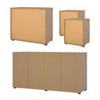 Chambre à coucher Jackson Hickory 4 pièces, pour 2 personnes