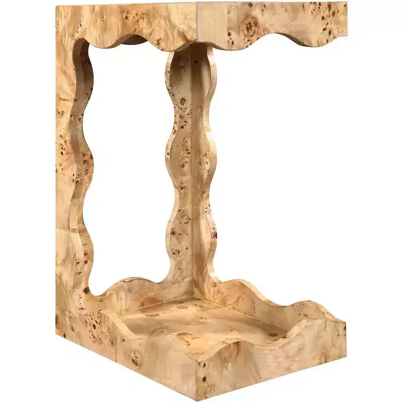 Table d'appoint Art Déco marron/naturel – 1 place