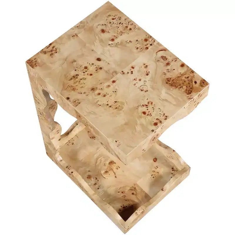 Table d'appoint Art Déco marron/naturel – 1 place