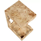 Table d'appoint Art Déco marron/naturel – 1 place