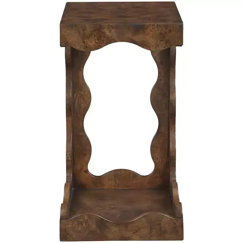 Table d'appoint Art Déco marron/naturel – 1 place