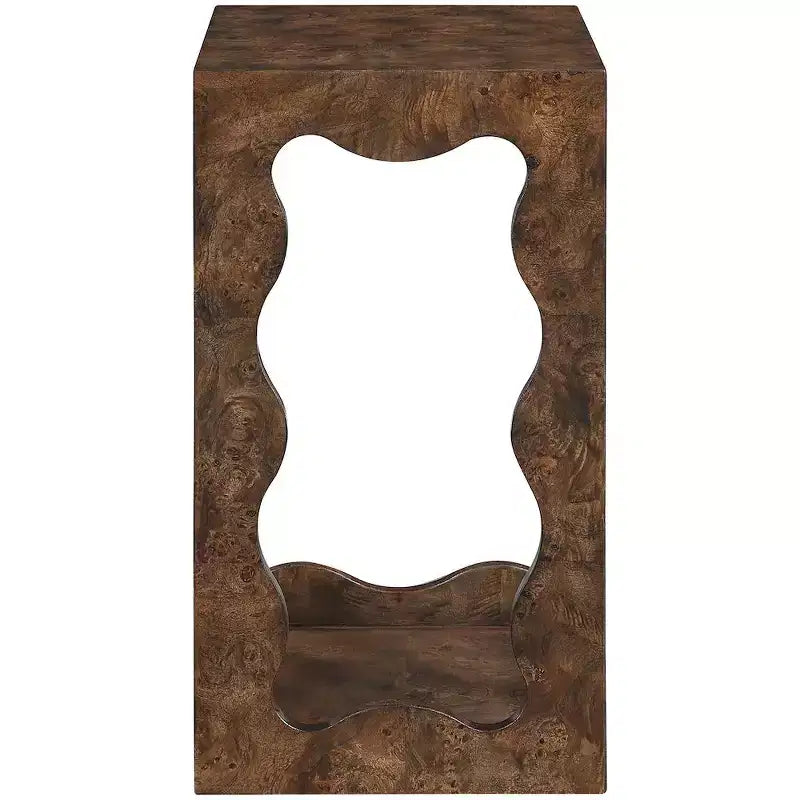 Table d'appoint Art Déco marron/naturel – 1 place