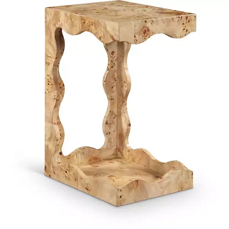 Table d'appoint Art Déco marron/naturel – 1 place