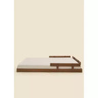 Cadre de lit au sol en noyer – Style maison – Pour 1 enfant