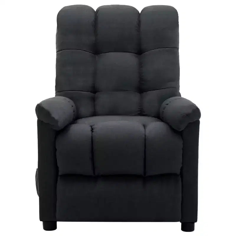 Fauteuil de massage électrique Gris foncé / Marron foncé / Gris clair / Taupe, Rembourré, 1 place