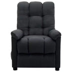 Fauteuil de massage électrique Gris foncé / Marron foncé / Gris clair / Taupe, Rembourré, 1 place