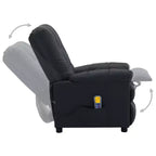 Fauteuil de massage électrique Gris foncé / Marron foncé / Gris clair / Taupe, Rembourré, 1 place