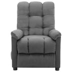 Fauteuil de massage électrique Gris foncé / Marron foncé / Gris clair / Taupe, Rembourré, 1 place