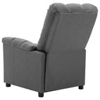 Fauteuil de massage électrique Gris foncé / Marron foncé / Gris clair / Taupe, Rembourré, 1 place