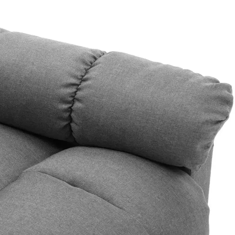 Fauteuil de massage électrique Gris foncé / Marron foncé / Gris clair / Taupe, Rembourré, 1 place