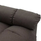 Fauteuil de massage électrique Gris foncé / Marron foncé / Gris clair / Taupe, Rembourré, 1 place