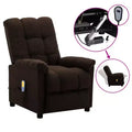 Fauteuil de massage électrique Gris foncé / Marron foncé / Gris clair / Taupe, Rembourré, 1 place