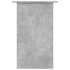 Bureau rectangulaire avec étagère ouverte – Gris béton / Gris / Blanc – 1 personne