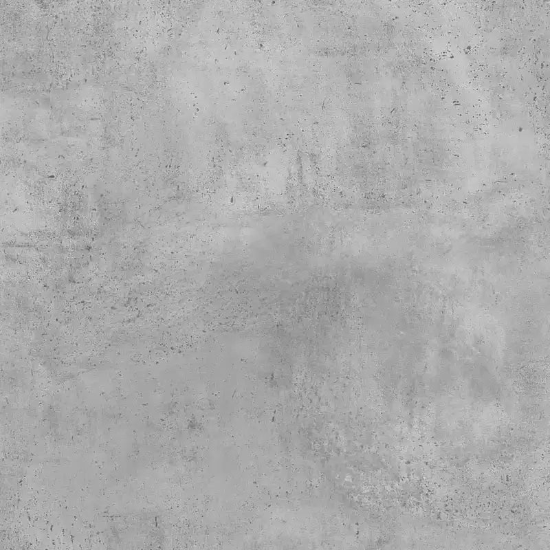 Bureau rectangulaire avec étagère ouverte – Gris béton / Gris / Blanc – 1 personne