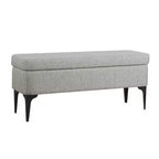 Banc de rangement – Velours / Tissé / Similicuir, 2 places