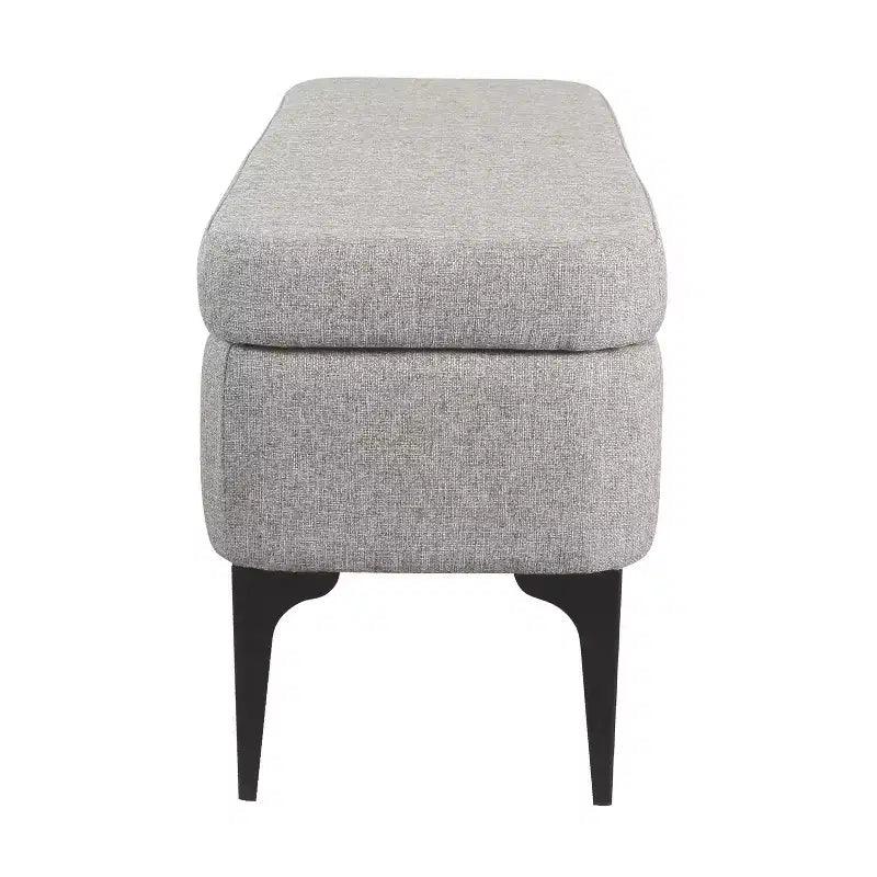 Banc de rangement – Velours / Tissé / Similicuir, 2 places