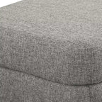 Banc de rangement – Velours / Tissé / Similicuir, 2 places