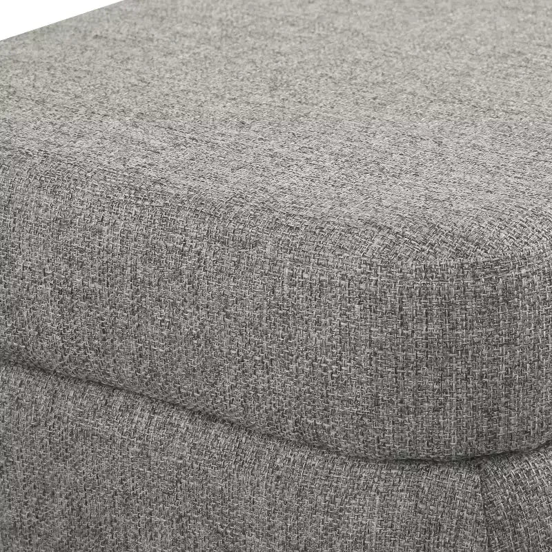 Banc de rangement – Velours / Tissé / Similicuir, 2 places
