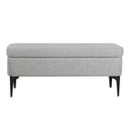 Banc de rangement – Velours / Tissé / Similicuir, 2 places