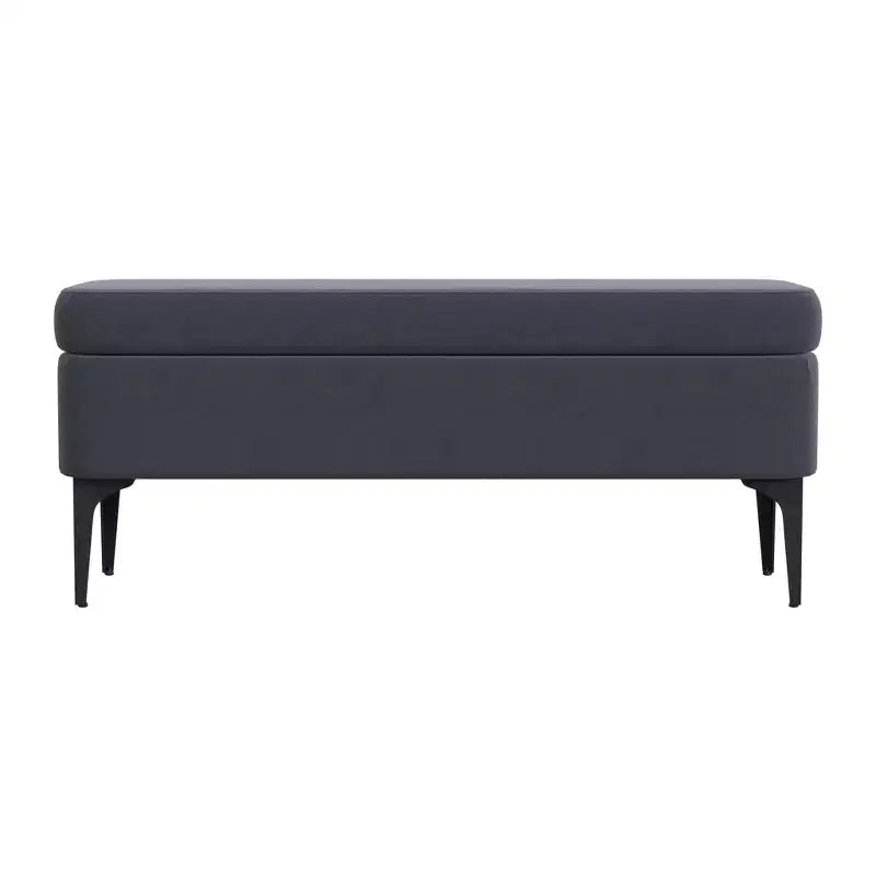 Banc de rangement – Velours / Tissé / Similicuir, 2 places