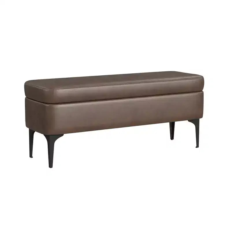 Banc de rangement – Velours / Tissé / Similicuir, 2 places