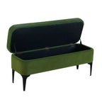 Banc de rangement – Velours / Tissé / Similicuir, 2 places