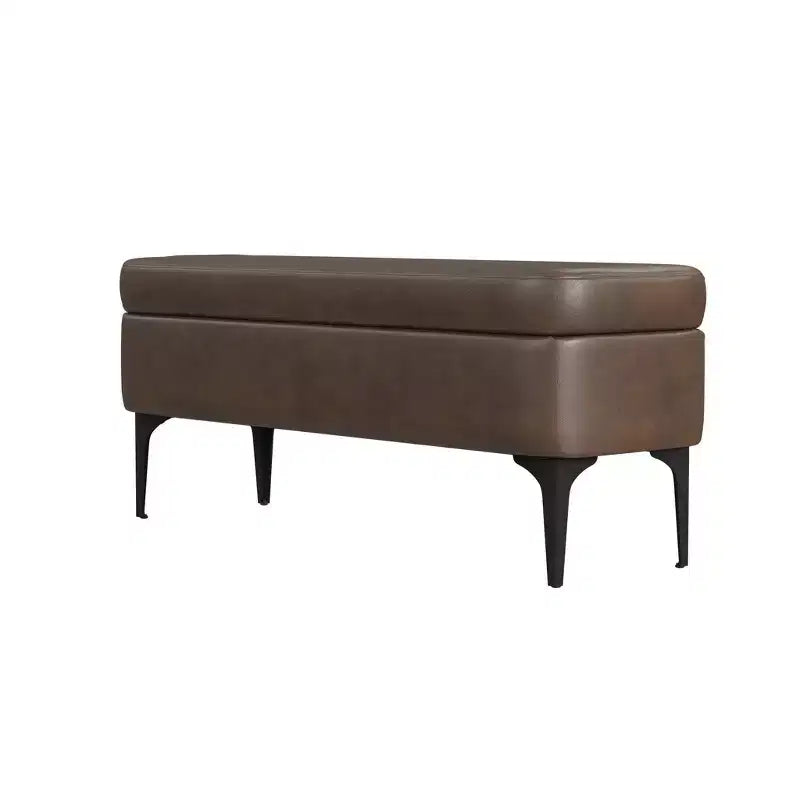 Banc de rangement – Velours / Tissé / Similicuir, 2 places