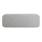 Banc de rangement – Velours / Tissé / Similicuir, 2 places