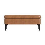 Banc de rangement – Velours / Tissé / Similicuir, 2 places