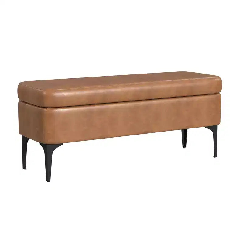Banc de rangement – Velours / Tissé / Similicuir, 2 places