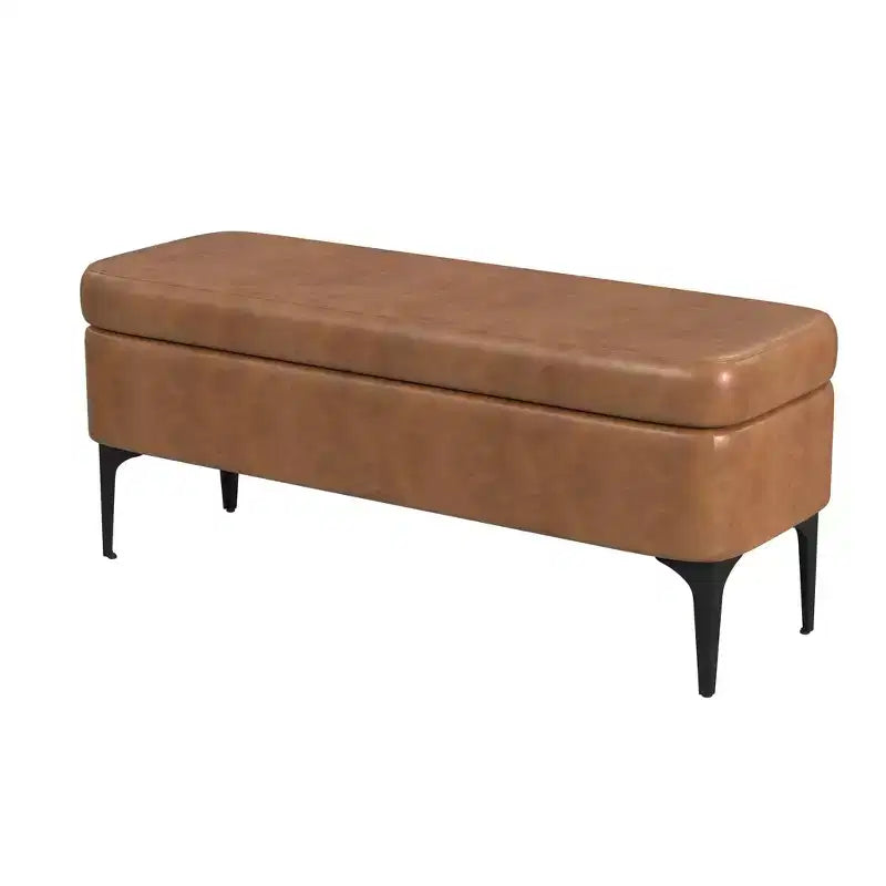 Banc de rangement – Velours / Tissé / Similicuir, 2 places