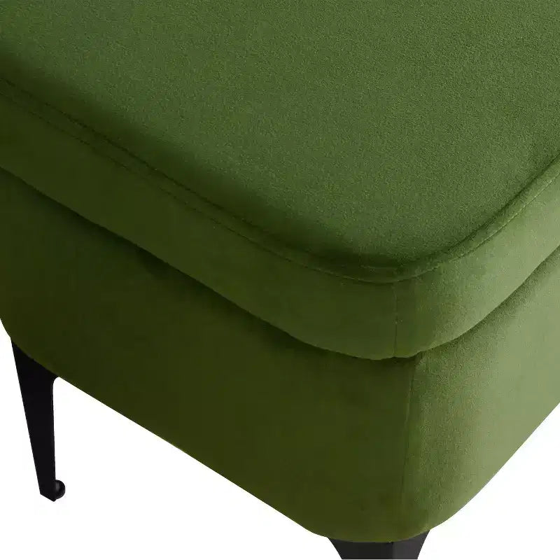 Banc de rangement – Velours / Tissé / Similicuir, 2 places