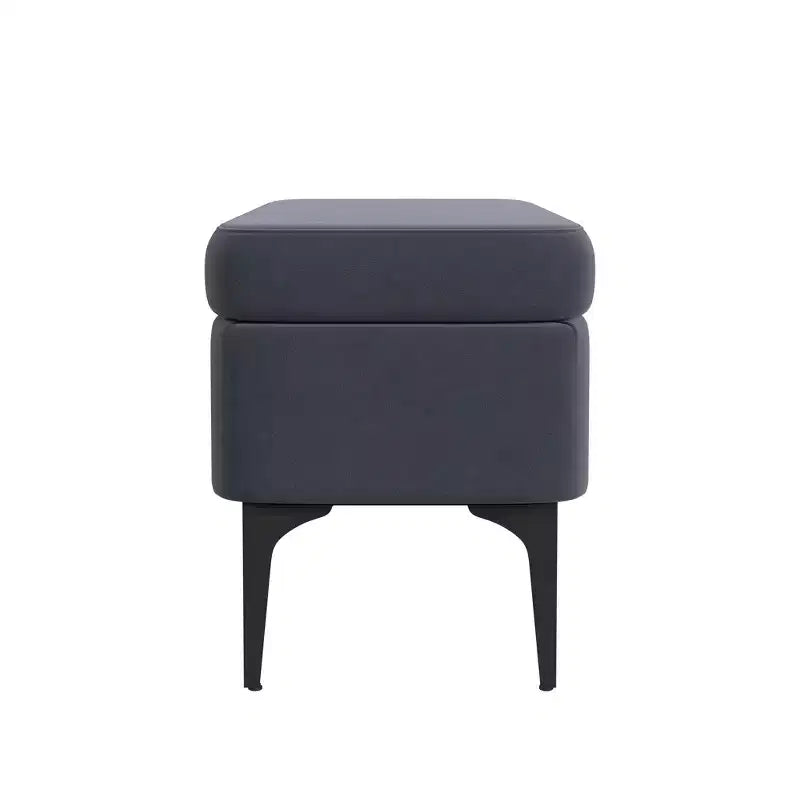Banc de rangement – Velours / Tissé / Similicuir, 2 places