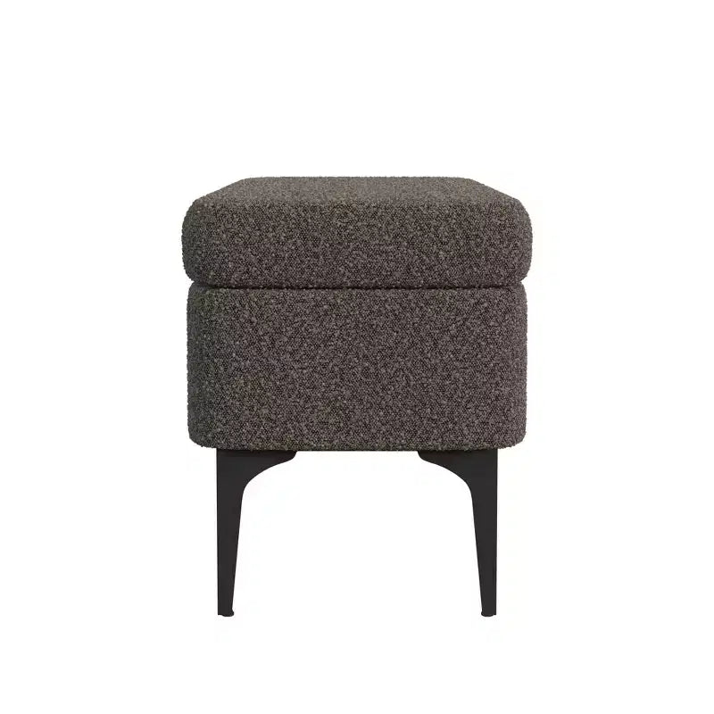 Banc de rangement – Velours / Tissé / Similicuir, 2 places