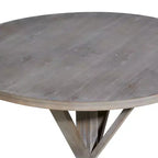 Table d'appoint ronde en bois marron – 1 personne