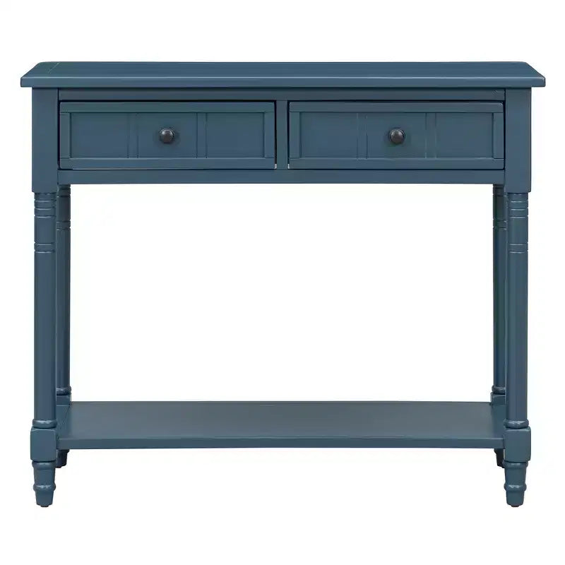 Console 2 tiroirs et étagère inférieure | Plusieurs couleurs | 1 pièce