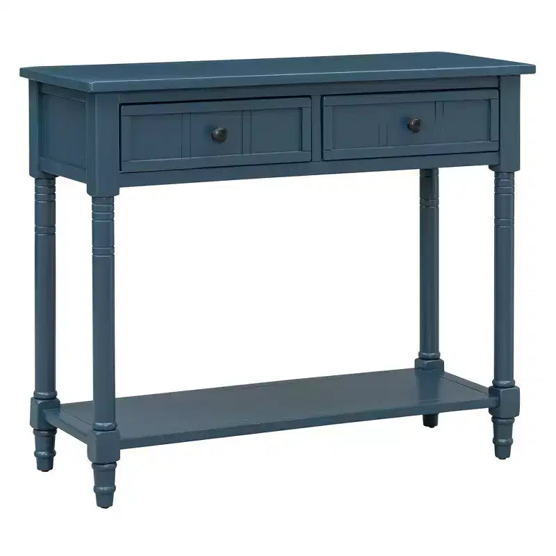 Console 2 tiroirs et étagère inférieure | Plusieurs couleurs | 1 pièce