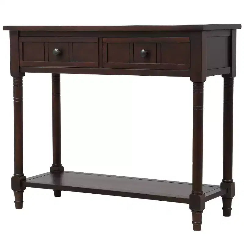 Console 2 tiroirs et étagère inférieure | Plusieurs couleurs | 1 pièce